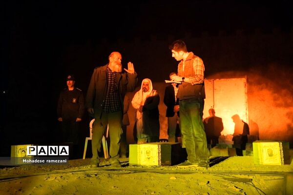 نمایش بزرگ میدانی نوری در نیمروز در بوستان کوهشار