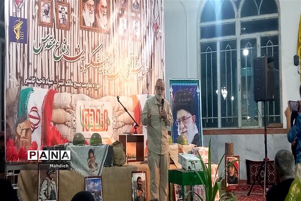 همایش تجلیل از رزمندگان دفاع مقدس حوزه مالک اشتر در امامزاده سید محمد(ع) کاشمر