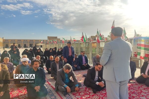 مراسم غبارروبی مزار شهدا در آرامستان خواجه ربیع مشهد