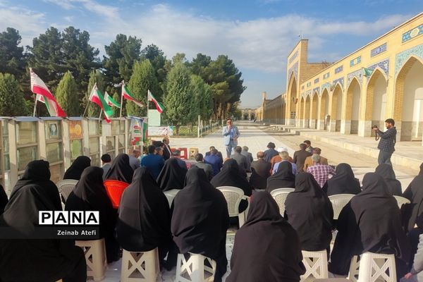مراسم غبارروبی مزار شهدا در آرامستان خواجه ربیع مشهد