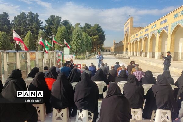 مراسم غبارروبی مزار شهدا در آرامستان خواجه ربیع مشهد