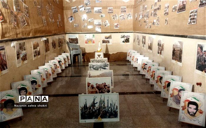 برگزاری نمایشگاه اسوه به مناسبت هفته دفاع مقدس در شهرستان قرچک/فیلم