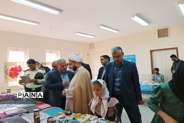 افتتاحیه نمایشگاه تخصصی کتاب و نوشت افزار در خلیل‌آباد