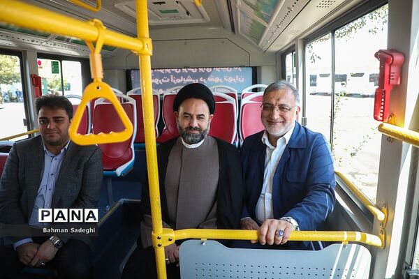 آیین بهره‌برداری از طرح نوسازی حمل و نقل عمومی تهران