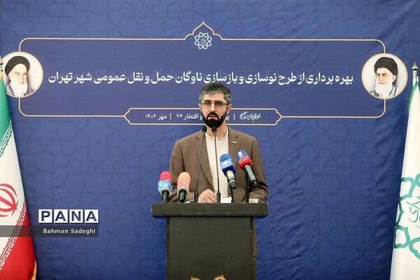 آیین بهره‌برداری از طرح نوسازی حمل و نقل عمومی تهران