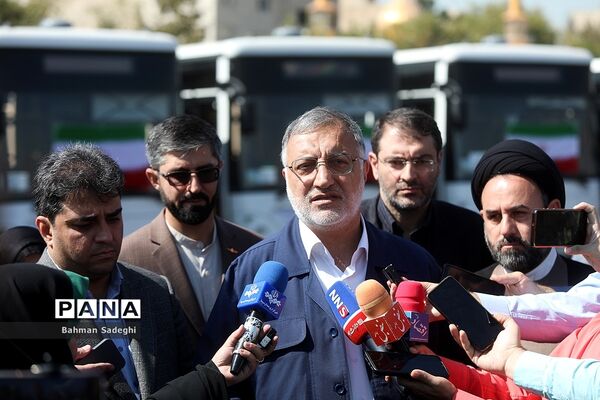 آیین بهره‌برداری از طرح نوسازی حمل و نقل عمومی تهران