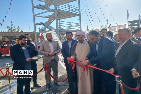 مراسم افتتاح مرکز آموزش تخصصی آتش‌نشانی شهرستان اسلامشهر