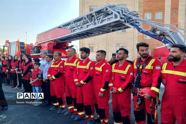 مراسم افتتاح مرکز آموزش تخصصی آتش‌نشانی شهرستان اسلامشهر
