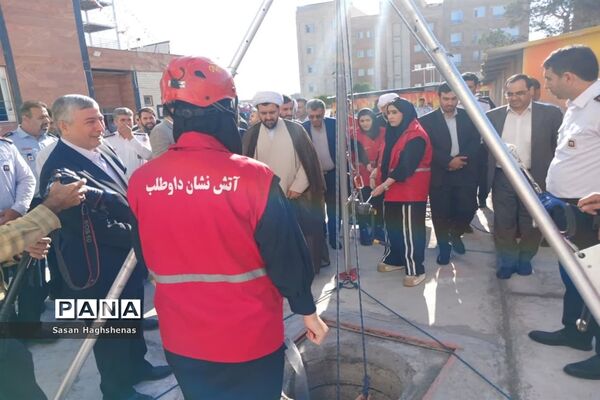 مراسم افتتاح مرکز آموزش تخصصی آتش‌نشانی شهرستان اسلامشهر