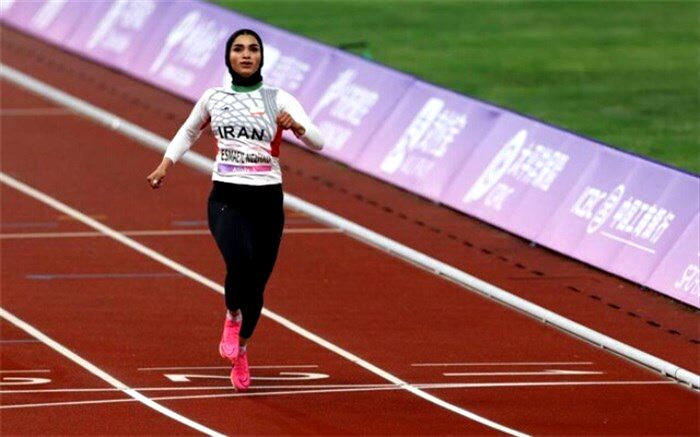 هفتمی سریع‌ترین دختر ایران در بازی‌های هانگژو