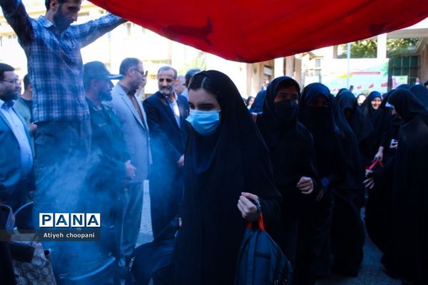 آیین افتتاح اردوی راهیان نور دانش‌آموزی شهر تهران