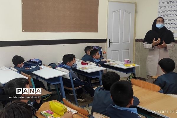 آموزش بهداشت فردی در دبستان ایمان رودهن