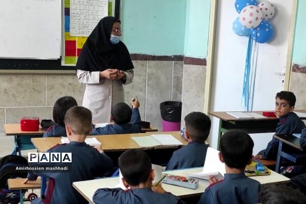 آموزش بهداشت فردی در دبستان ایمان رودهن