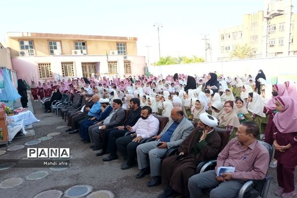 نواختن زنگ هفته گردشگری در مدارس بهبهان