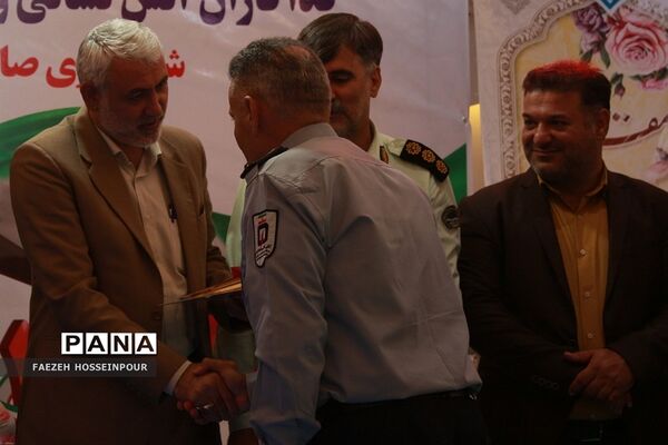 آیین تجلیل از آتش‌نشانان فداکار و خدمات ایمنی شهرستان بهارستان
