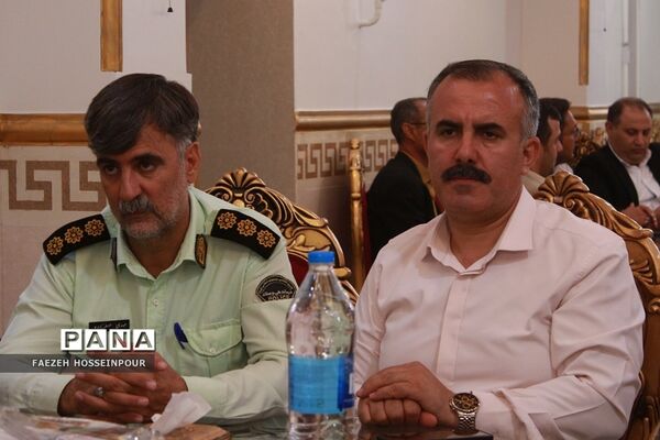 آیین تجلیل از آتش‌نشانان فداکار و خدمات ایمنی شهرستان بهارستان