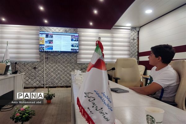 کارگاه آموزشی طرح هر مدرسه یک خبرنگار ویژه دانش‌آموزان پسر کهریزک
