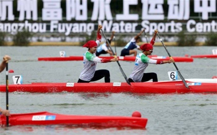 ‌کایاک دو نفره زنان در جایگاه پنجم ایستاد