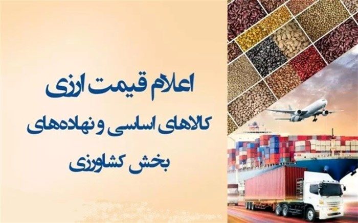 تعیین سقف واردات کالاهای اساسی و نهاده‌های بخش کشاورزی