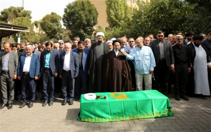 پیکر زنده‌یاد حجت‌الاسلام رضوان‌طلب تشییع شد
