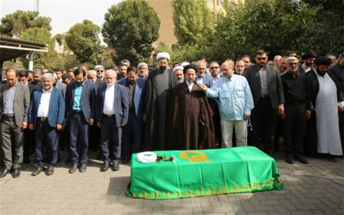 پیکر زنده‌یاد حجت‌الاسلام رضوان‌طلب تشییع شد
