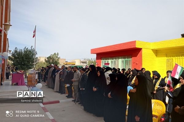 مراسم شور عاطفه‌ها در دبیرستان عالمه جاجرم