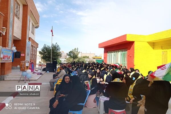 مراسم شور عاطفه‌ها در دبیرستان عالمه جاجرم