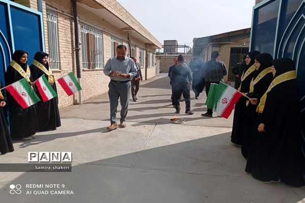 مراسم شور عاطفه‌ها در دبیرستان عالمه جاجرم