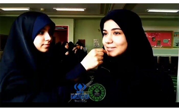 جشن میلاد پیامبر اکرم (ص) در دبیرستان نیایش/ فیلم