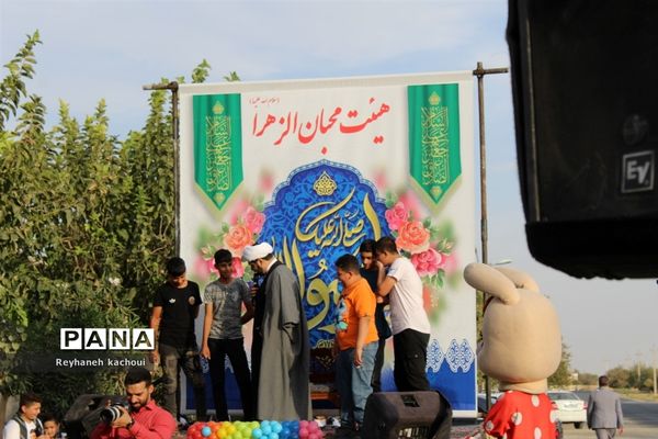 جشن‌ ولادت پیامبرخوبی‌ها(ص) و امام صادق(ع) در روستای جعفر‌آباد جنگل شهر جوادآباد