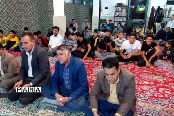 جشن هفته وحدت در مسجد صاحب‌الزمان (عج) محله حیدرخانی شهرکوهنانی‌
