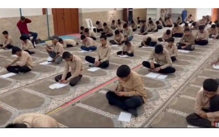 برگزاری آزمون هماهنگ آغازین پایه هفتم در قشم