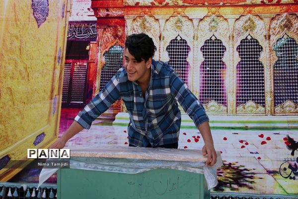 جشن میلاد حضرت نبی اکرم(ص) و امام جعفر صادق‌(ع) در دبیرستان شریعتی بوشهر