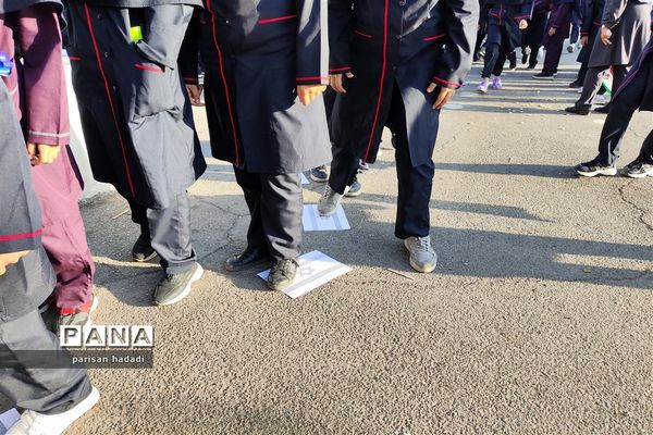 حمایت از مردم فلسطین در مدرسه بعثت۲ شهرک وائین