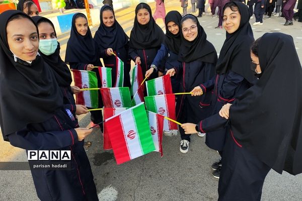 حمایت از مردم فلسطین در مدرسه بعثت۲ شهرک وائین