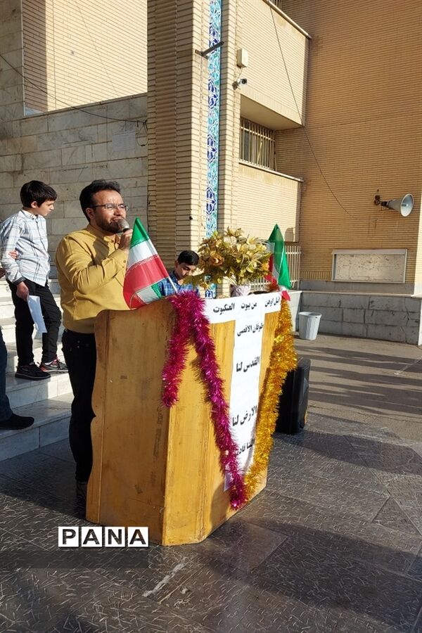 زنگ استکبارستیزی در مدارس ناحیه یک زنجان