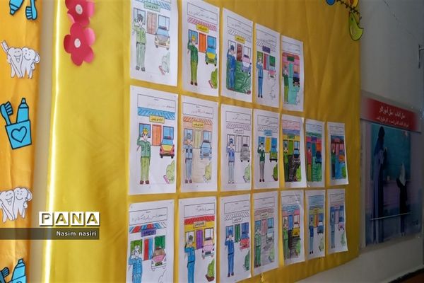 تجلیل از زحمات کارکنان نیروی انتظامی ملارد در دبستان سارا