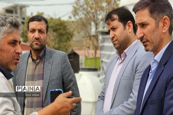 بازدید از مدارس در حال ساخت شهرستان بهارستان