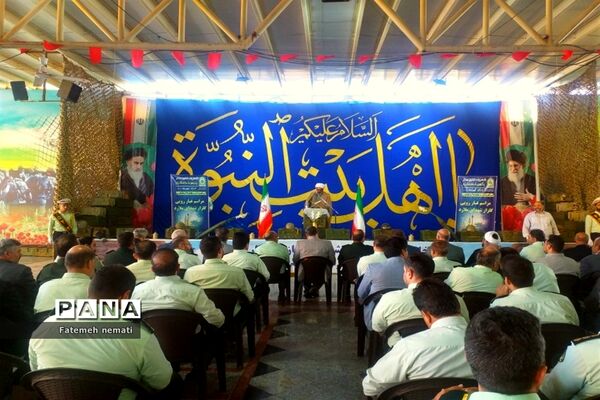 گرامیداشت روز نیروی انتظامی در گلزار شهدای ملارد