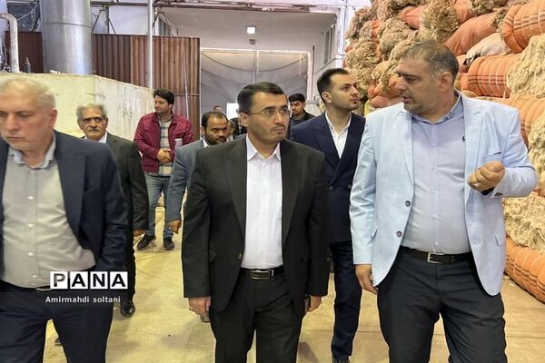 بازدید از کارخانه چرم و نساجی تبریز