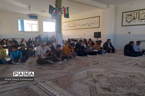 اولین مراسم ندبه دانش‌آموزی در سال تحصیلی جدید در آموزشگاه حضرت قاسم ابن الحسن(ع) ناحیه یک