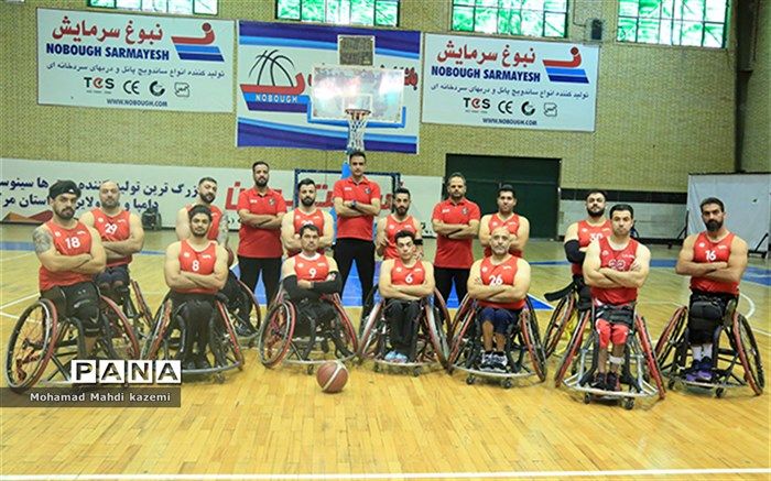 شانزدهمین مرحله اردوی بسکتبال با ویلچیر مردان