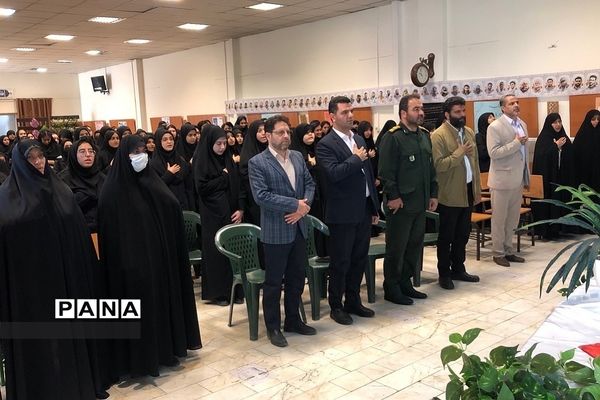 نواختن زنگ حمایت از مردم فلسطین در ناحیه دو شهرری