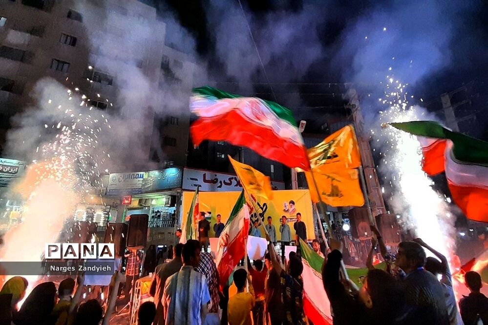 برگزاری جشن پیروزی مقاومت درحمایت از عملیات طوفان الاقصی، در شهرستان ملارد