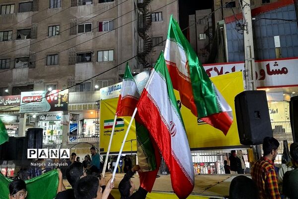 برگزاری جشن پیروزی مقاومت درحمایت از عملیات طوفان الاقصی، در شهرستان ملارد