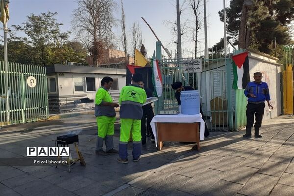 جشن و شادی مردم تهران در خیابان‌ها برای مقاومت فلسطین