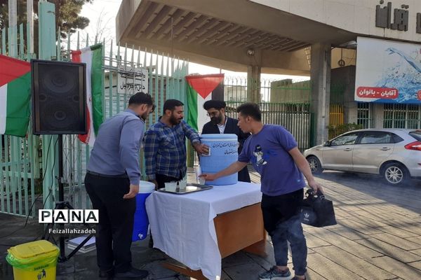 جشن و شادی مردم تهران در خیابان‌ها برای مقاومت فلسطین