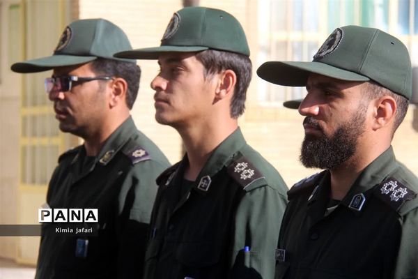 صبحگاه مشترک نیروی انتظامی شهرستان کوهسرخ