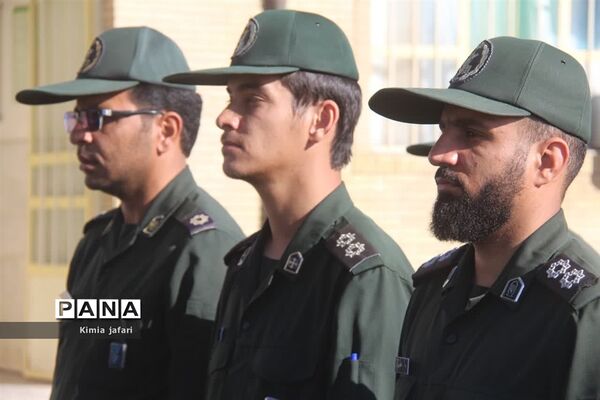 صبحگاه مشترک نیروی انتظامی شهرستان کوهسرخ