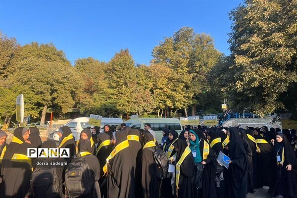 مراسم صبحگاه اردوی ملی خبرنگاری